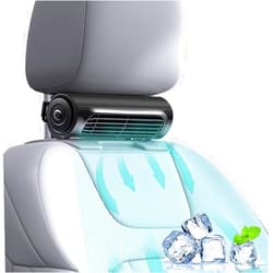 Fastsun Car Fans Portable Vehicle Fan Car Seat Fan Strong Wind Cooling Ventilation Fan Portable Fan for SUV RV Truck Sedan For Office Car Seat Fan For Backseat For Baby & Kids (Black)