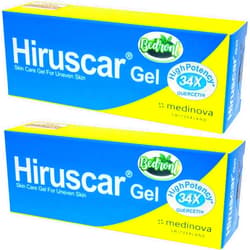 Bedront 2 Pcs. (2 x 3 Grams) of Hiruscar Gel for Uneven Skin, Scar and Keloid Care