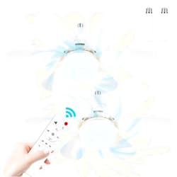 Lvkakmox Socket Fan Light - 2 Pcs Socket Fan Ceiling 20