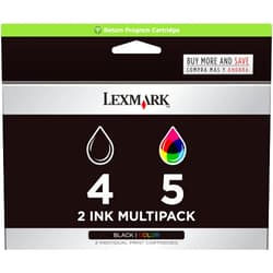 Lexmark #4 & #5 Black/Color Combo Pack
