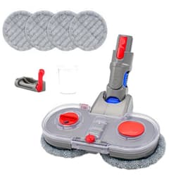 Ilovelife Garbage Fighter Electric Mop Head Attachment for Dyson V7 V8 V10 V11 V15 Wireless Vacuum Cleaner Wet & Dry Mop Cleaning Head Floor Brush Replacement