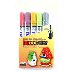 UCHIDA Decocolor Retro Color Broad Point Paint Marker Set