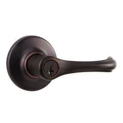 Kwikset 405DNL 11P SMT RCAL RCS Dorian Entry Lever feat. SmartKey in Venetian Bronze 405DNL11PR