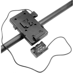 GyroVu V-Mount Battery Carbon Fiber Mount and D-Tap to LP-E6 Adapter Cable for Ronin M/MX, Movi Gimbal
