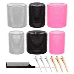 ARTIRNANOG Hair Rollers Heatless Hair Curler: Hair Rollers Set 13Pcs with Clips for Long Hair, Women Heatless Curls for Medium Hair, Hair Styling Curling Tools DIY Hair Curlers to Sleep In Girl Birthday Gifts