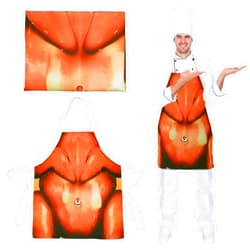 Shyyween Thanksgiving Turkey Apron Funny Thanksgiving Gifts Novelty Apron Friendsgiving Kitchen Supplies for Chef Baking Grilling Holiday Party, Gobble One Size Fits Most Adults