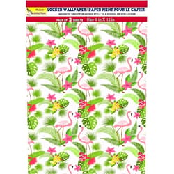 PELICAN INDUSTRIAL Magnetic Locker Wallpaper (Full Sheet Magnetic) - Trimmable, Easy Install, Remove & Reuse - (Tropical Leaves) - Pack of 3 Sheets (vb032)