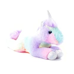 The Petting Zoo Unicorn Stuffed Animal Plushie, Ombrez Animals, Rainbow Unicorn Plush Toy 12 inches