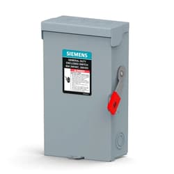 Siemens GNF322LA 60-Amp, 3-Pole, 240V General Duty Plus Series Safety Switch, Non-Fusible, Indoor