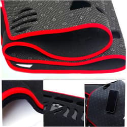 OVAVOFO Dash Covers for Ford-Maverick Tremor 2022,Polyester Car Dashboard Cover,Dash Board Protecter Cover,Interior Car Dash Board Covers Mat,Red