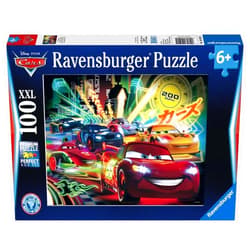 Ravensburger Disney Cars Neon 100 Piece Jigsaw Puzzle for Kids – Every Piece is Unique, Pieces Fit Together Perfectly