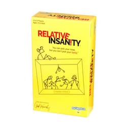 PlayMonster Relative Insanity, Card Games - Family Games Night, Kids Games, Laugh Till You Drop Card Games for Adults, Travel Games, Fun, Kid Games, Designed by Comedian Jeff Foxworthy, Multi-Player, Ages 14+