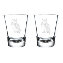 MIP Set of 2 Shot Glasses 1.75oz Shot Glass Gift Owl