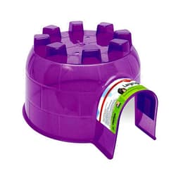 Kaytee Igloo Habitat Hideout For Pet Guinea Pigs, Ferrets, Dwarf Rabbits, Chinchillas, and Other Small Animals, Assorted colors, Large