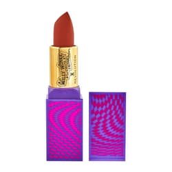 Makeup Revolution X Willy Wonka, Wonka Chocolate Lipstick, Chocolate Scented, Crème Brown Formula, 0.12 oz.