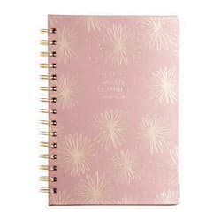 russell+hazel 2024-2025 (July 2024-June 2025) Weekly Blush Burst Vegan Leather A5 Spiral Planner, 15 Month Calendar, 5 7/8” x 8 ¼”