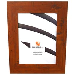 Craig Frames FM74DKW 14 by 16-Inch Rustic Wall Decor Frame, Smooth Grain Finish, 2-Inch Wide, Dark Brown