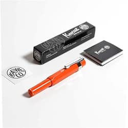 Kaweco Sport Skyline Fountain Pen Fox, Fine Nib Sport Octagonal Clip Chrome