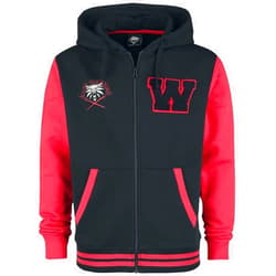 JINX The Witcher 3 Wolf School Pride Men's Gamer Zip-Up Hoodie