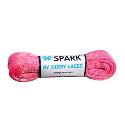 Derby Laces Pink Cotton Candy Spark Shoelace for Shoes, Skates, Boots, Roller Derby, Hockey and Ice Skates