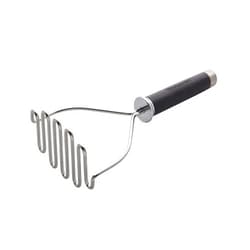 KitchenAid Gourmet Stainless Steel Wire Masher, 10.24-Inch, Black