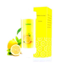 Lonstin Vitamin C Shower Filter for Hard Water, Shower Head Filter to Chlorine Fluoride Sediment, Water Purifying Filtered Shower Head with Beads, Helps Dry Skin & Hair Loss, Easy Installation (Lemon)