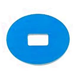 GrifGrips Oval Sports Adhesive Patch for Dexcom G6 - Pack of 20 in Blue and Blue Camo