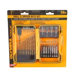 Olympia Tools 24Pc Drill Driver Tool Set, 87-142