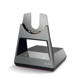 Poly - Voyager Office Base (Plantronics) - Compatible with Voyager Focus 2 and Voyager 4300 UC Series Headsets (Sold Separately) - Connect to PC/Mac, Deskphone, & Cell Phone