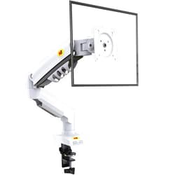 NB North Bayou Monitor Desk Mount Stand Full Motion Swivel Monitor Arm with Gas Spring for 17-30''Monitors(Within 4.4lbs to 19.8lbs) Computer Monitor Stand F80-W