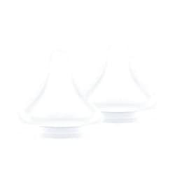NUK Perfect Match Medium Flow Soft Silicone Nipple with Anti-Colic Vent, 2 Pack, BPA Free