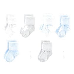 Hudson Baby Baby Girls' Cotton Rich Newborn and Terry Socks