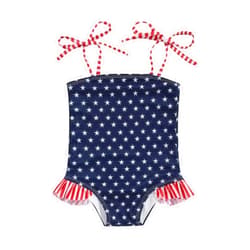 Hoanselay Toddler Infant Baby Girl Swimsuit Clothes One Piece Bathing Suit Floral Sleeveless Summer Swimwear Beach Wear