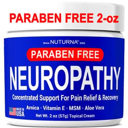 SimplyGood Nuturna Neuropathy Nerve Pain Relief Cream 2oz - Maximum Strength Relief Cream for Feet, Hands, Legs, Toes Reliever