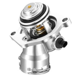 AngyMeck Engine Coolant Thermostat Housing Assembly with Sensor for 2005-2011 Mercedes C230 C280 C300 C350 E350 ML350 GLK350 ML450 SLK280 902-5912