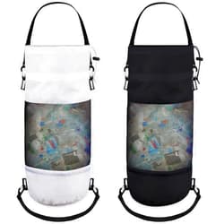 Gersoniel 2 Packs Portable Boat Accessories Trash Bags Mesh Trash Bags Boats Trash Can Boat Garbage Container for Boat Kayak Camper Fishing Cabin Storage Men Women Adults