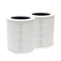 PUREBURG Replacement Filter Compatible with Dr.J AP401 AP402 & GCZ AP402 Air Purifiers,2-Pack H13 HEPA 4-Stage Filtration Activated Carbon 2-in-1 Air Clean Dust VOCs Odor