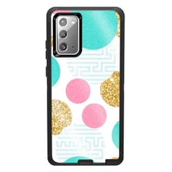MIGHTY SKINS MightySkins Glossy Glitter Skin for OtterBox Defender for Samsung Galaxy Note20 5G - Golden Bubbles | Protective, Durable High-Gloss Glitter Finish | Easy to Apply and Change Style | Made in The USA