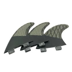 UP SURF UPSURF Surfboard Tri Fin Double Tabs Surfboard Fins Carbon Surfboard Fins S/M Size Thruster Set