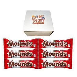 CANDY CABIN MOUNDS Dark Chocolate and Coconut 1.75 Oz Candy Bar, Multiple Pack Box By CANDY CABIN (6 Pack)