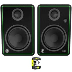 Mackie CR5-XBT 5 inch Creative Reference Multimedia Studio Monitors with Bluetooth Bundle with 1 YR CPS Enhanced Protection Pack