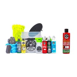 ‎Chemical Guys Chemical Guys CWS20816CW 14-Piece Arsenal Builder Car Wash Kit W/Foam Gun, Bucket and (5) 16 oz Car Care Cleaning Chemicals (Works w/Garden Hose) with Watermelon Snow Foam Car Wash Soap, 16 oz 16 oz Soap + HOL126 Kit