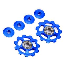 Stylrtop 2 pcs 11T Aluminum Sealed Bearing Jockey Wheel Rear Derailleur Pulley for Shimano Sram Rear Derailleur Etc.