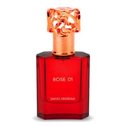 Swiss Arabian Rose 01 - Luxury Products From Dubai - Long Lasting, Addictive Personal EDP Spray Fragrance - Seductive Signature Aroma - 1.7 Oz