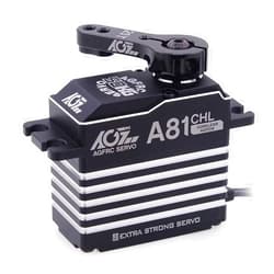 AGFRC 50KG Digital Steering-Servo High-Torque - Programmable Full Metal Gear Coreless RC Servo Motor for 1/8 1/10 RC Car Crawler, Control Angle 180°(A81CHL)
