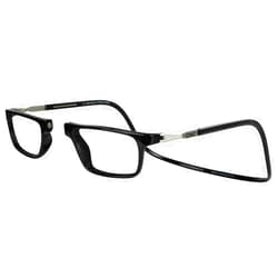 Clic Magnetic Reading Glasses for Men or Women, Computer Readers, Executive XL (XL-XXL, Black, 1.50 Magnification)