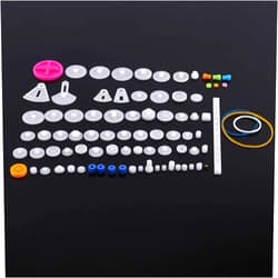 Yosoo DIY Parts Plastic Gears Pulley Belt Worm Kits Gear Set Robot Motor Toy for All Kinds of Cars Robots (6)