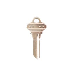 Kaba-ilco Kaba Ilco Key Blank, Commercial/Residential, Solid Brass, 1145, PK 50 SC1-NP - 1 Each
