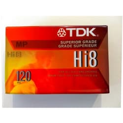 TDK HI8 120 MP Superior Grade Camcorder Tape