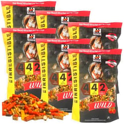 H HERRON OUTDOORS THE BETTER CHOICE Herron Outdoors 4-4-2 Wildlife - Squirrel Food with Persimmon Flavored Protein Pellets, Corn Balanced Diet Formula Attracts 28 Species Ideal for Bird & Squirrel Feeders- 5lbs (6pack)